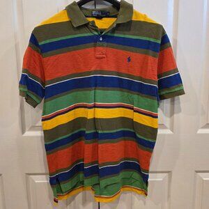 Ralph Lauren Polo Shirt Multi-Color Stripe Men’s Extra-Large XL